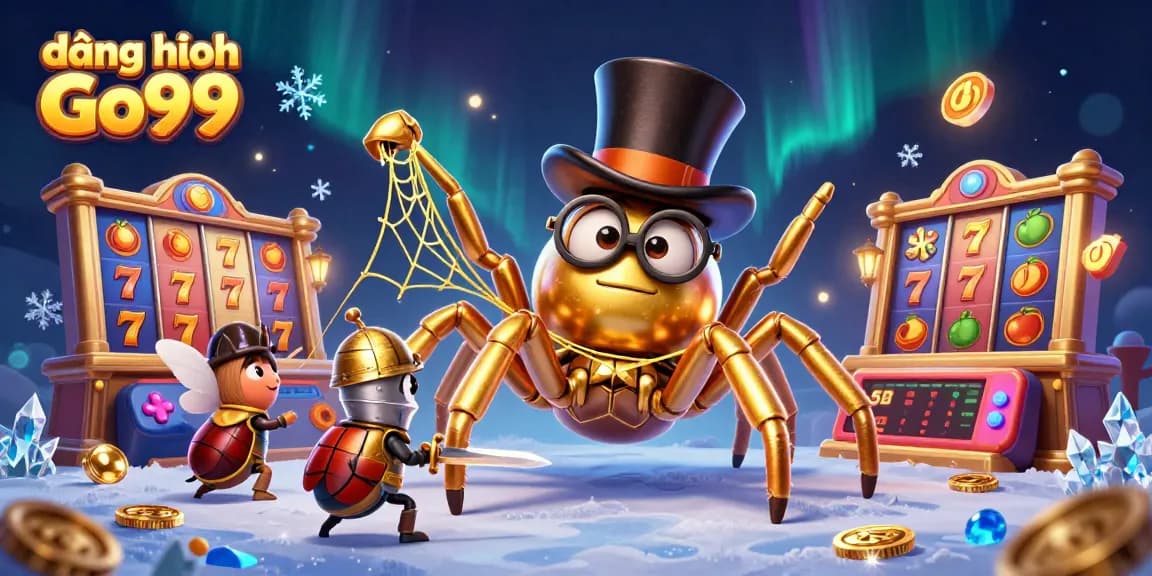 Experience the excitement of đăng nhập Go99 with vibrant casino elements and dynamic characters!