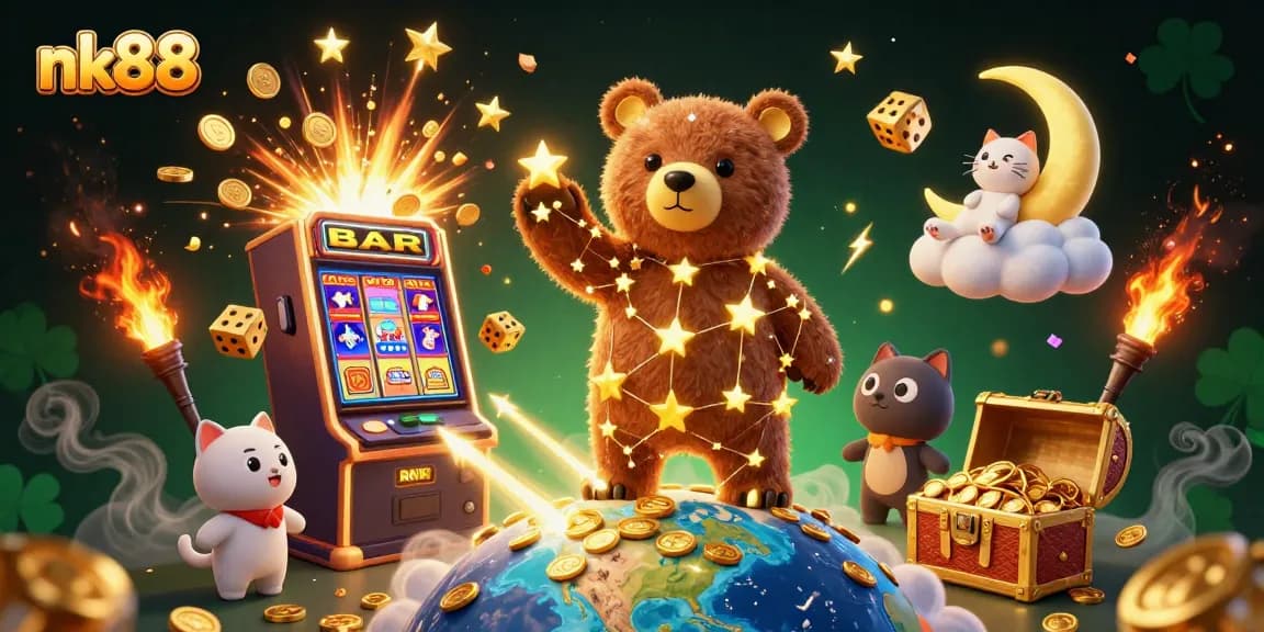 Experience thrilling wins with nk88 in a vibrant 3D casino universe filled with action-packed gaming elements.