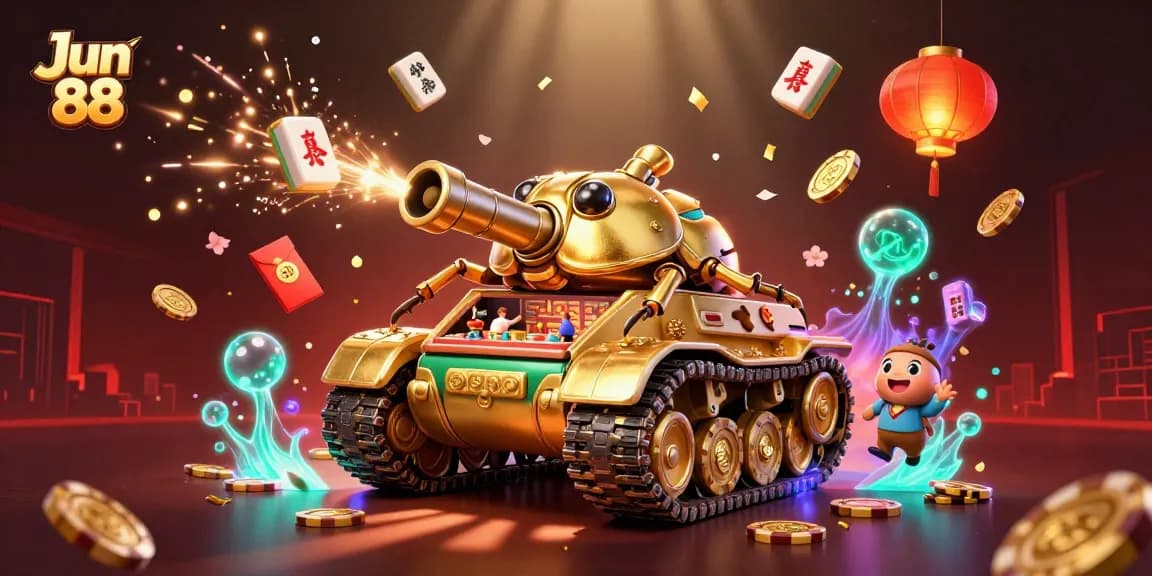 Experience thrilling gaming action at Jun 88 with an engaging miniature casino tank scene.