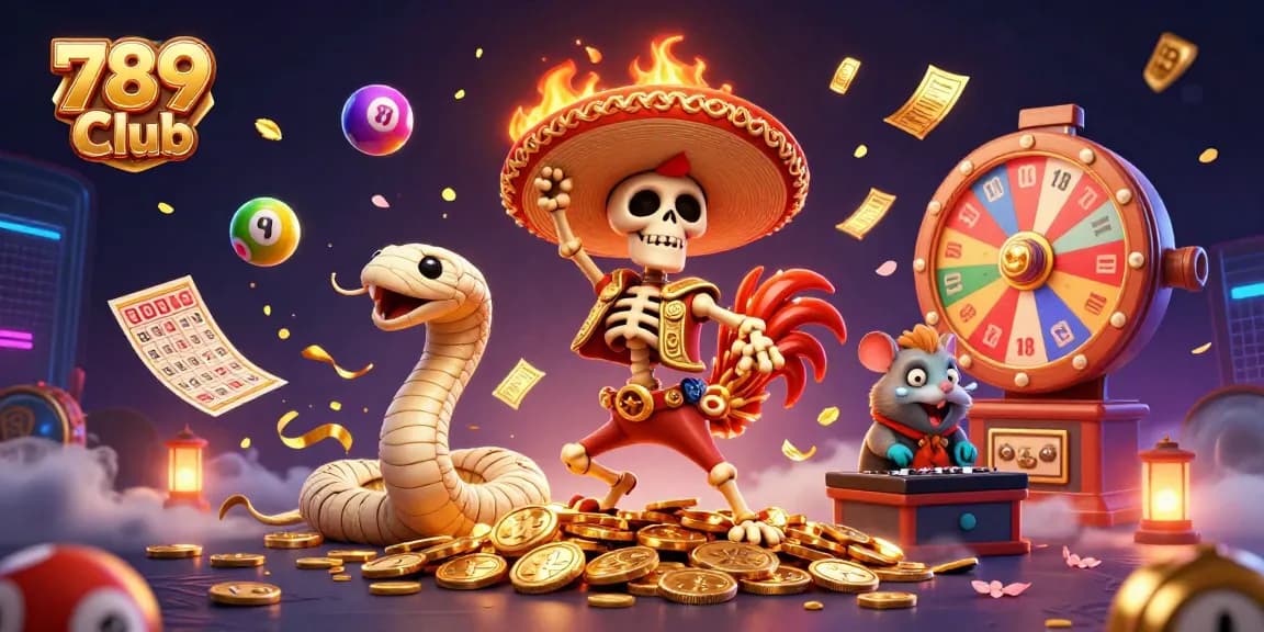 Experience thrilling gameplay at 789 Club featuring colorful lottery elements and animated characters.