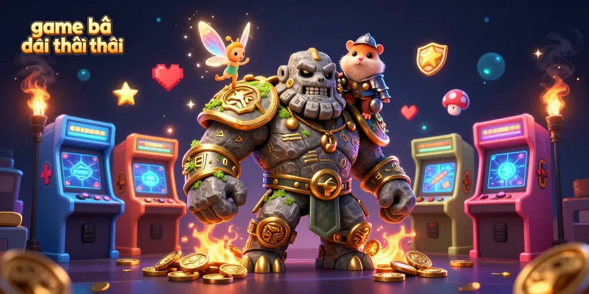 Engage with thrilling game bài đổi thưởng uy tín featuring a vibrant casino scene with animated characters and gaming elements.
