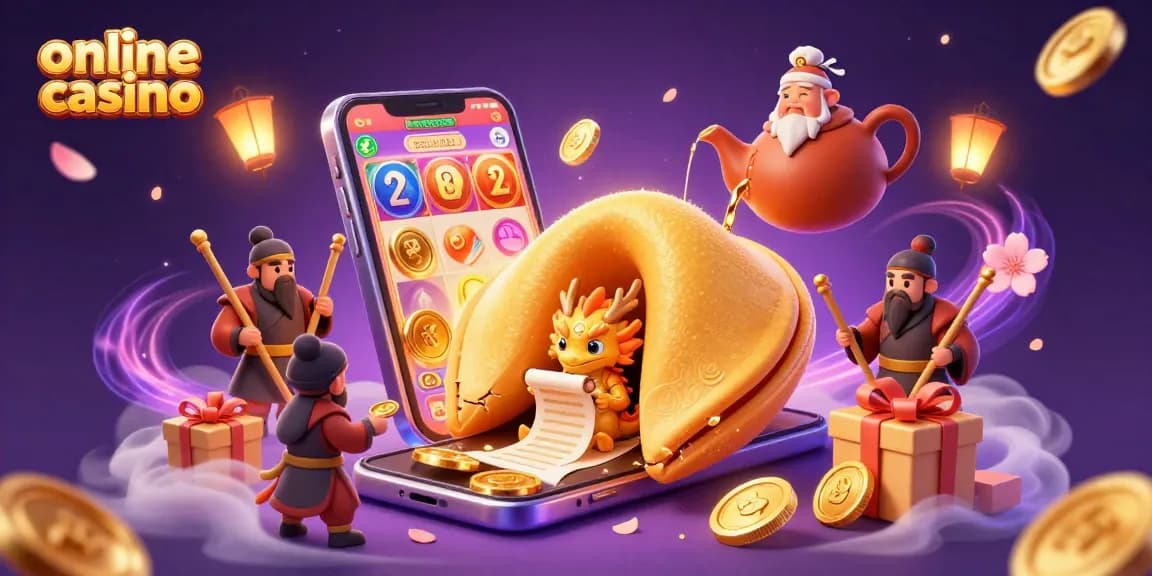 Experience the thrilling world of online casino games with this vibrant illustration featuring characters and game elements.