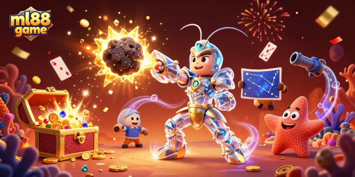 Experience excitement with ML88 game as the galactic samurai conquers and explodes treasures!