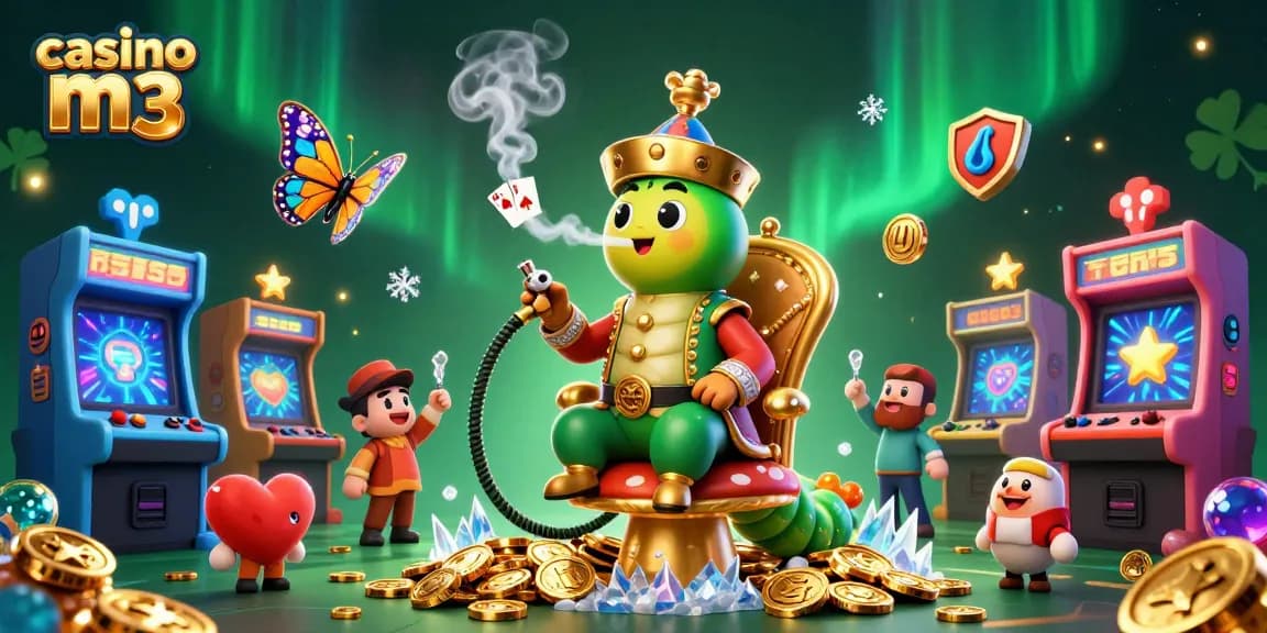 Experience excitement at casino m3 with vibrant characters and immersive gaming elements!