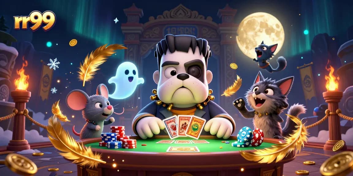 Experience thrilling card games at rr99 featuring lively characters and dynamic casino elements.