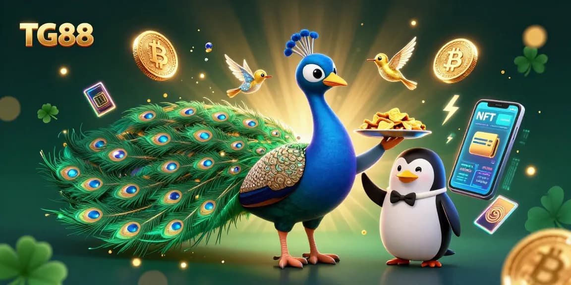 Engage with TG88's vibrant casino scene showcasing animated treasures and rich gaming elements.