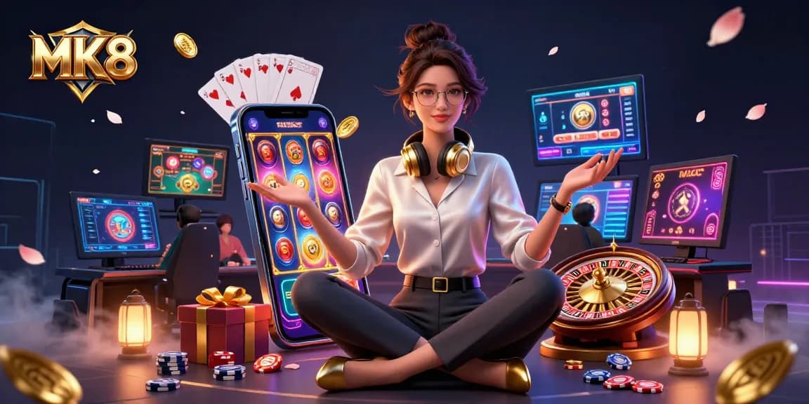 Experience thrilling moments at MK8 with a dynamic casino gaming setup full of excitement!