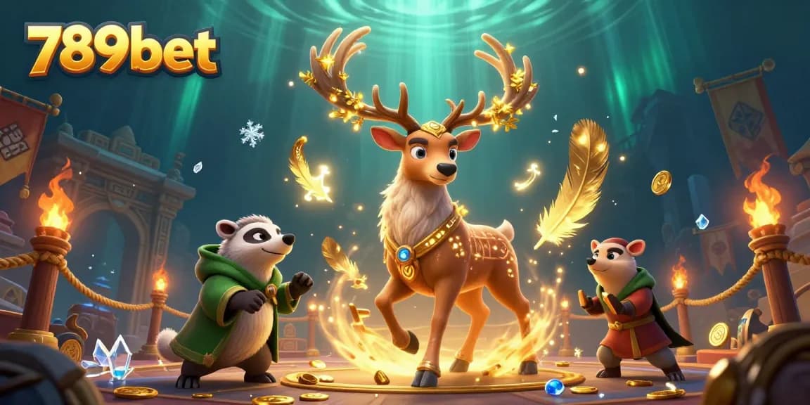 Experience exciting gameplay with 789bet in a vibrant 3D casino environment filled with mystical elements.