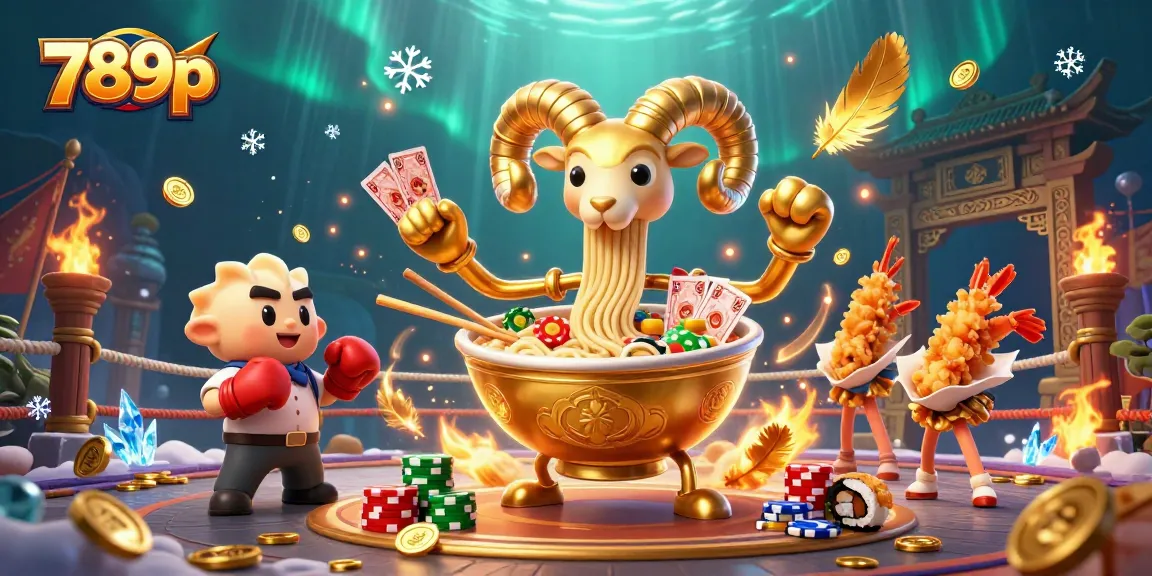 Experience the excitement of 789p with a vibrant 3D illustration showcasing thrilling casino action and characters.
