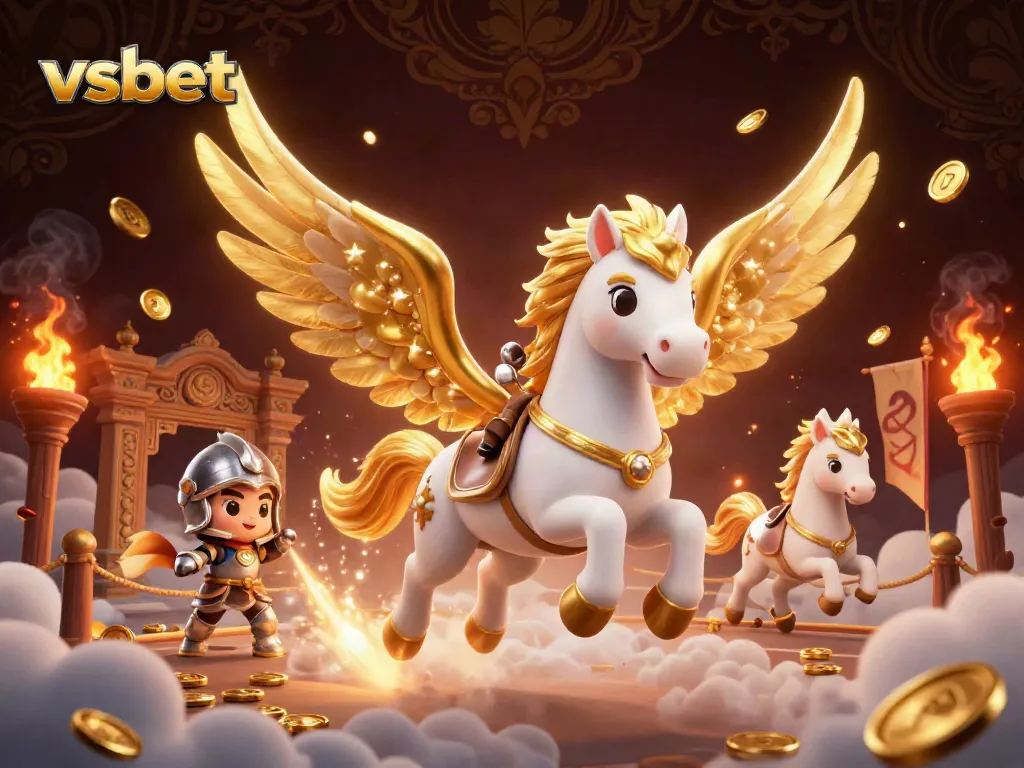 Experience thrilling betting action at vsbet with celestial knights and explosive gaming elements.