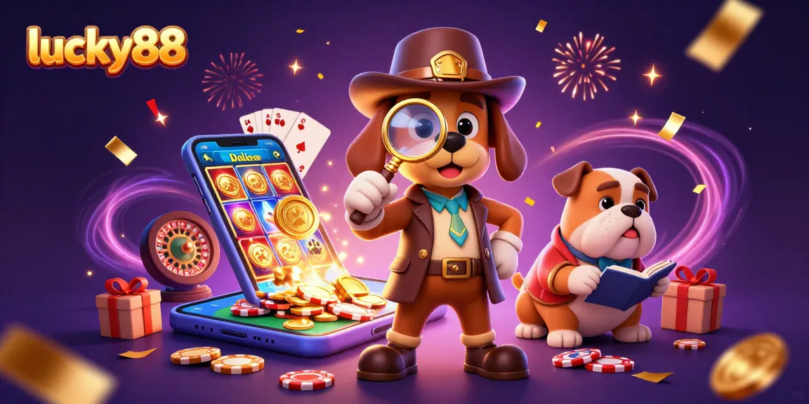Engage with lucky88's thrilling casino experience featuring detectives discovering treasures and exciting games.