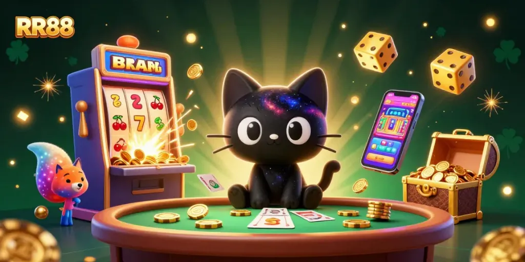 RR88 engages players in a vibrant cosmic casino with bursting jackpots and thrilling gameplay effects.