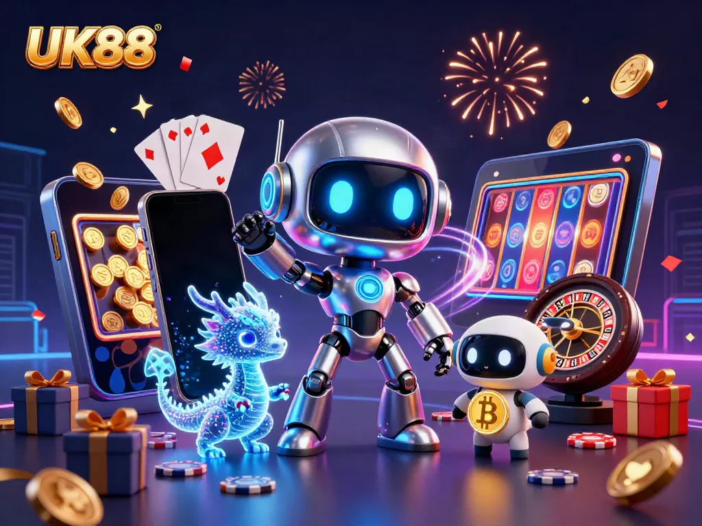 Experience thrilling gaming adventures at UK88 with vibrant robots and captivating casino games