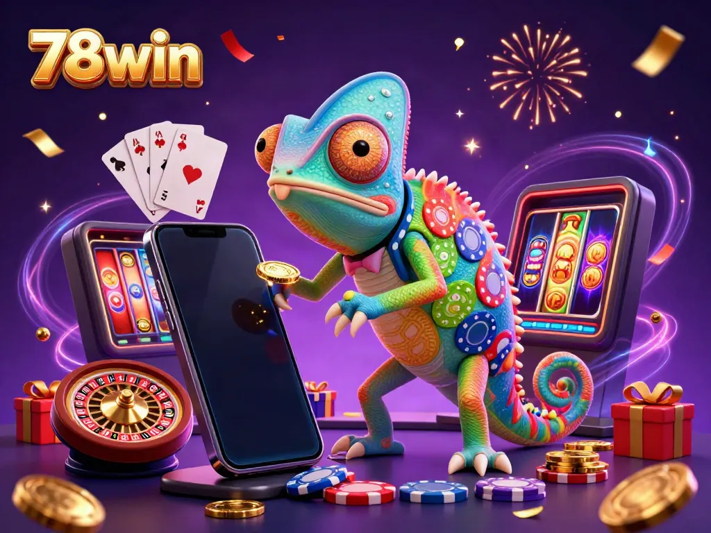 Experience thrilling gameplay at 78win with a colorful casino atmosphere and exciting game elements.