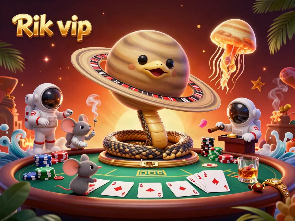 Experience thrilling gameplay at Rik vip with vibrant casino elements and dynamic characters.