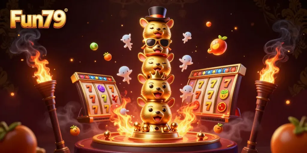 Experience thrilling fun with Fun79's lively slot machines and vibrant casino atmosphere.