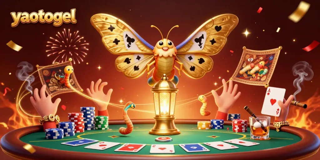 Engage with yaotogel's vibrant casino scene showcasing poker and lively gaming elements.