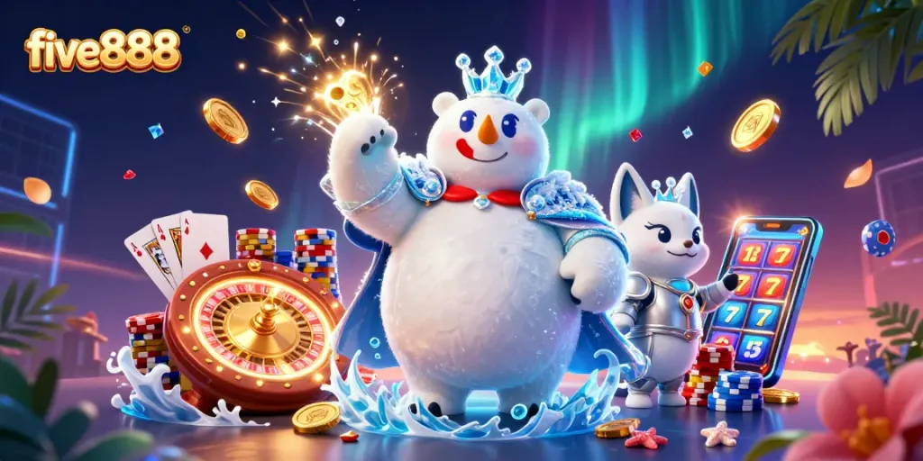 Experience the excitement of gaming at five888 with dynamic casino elements and stunning characters.
