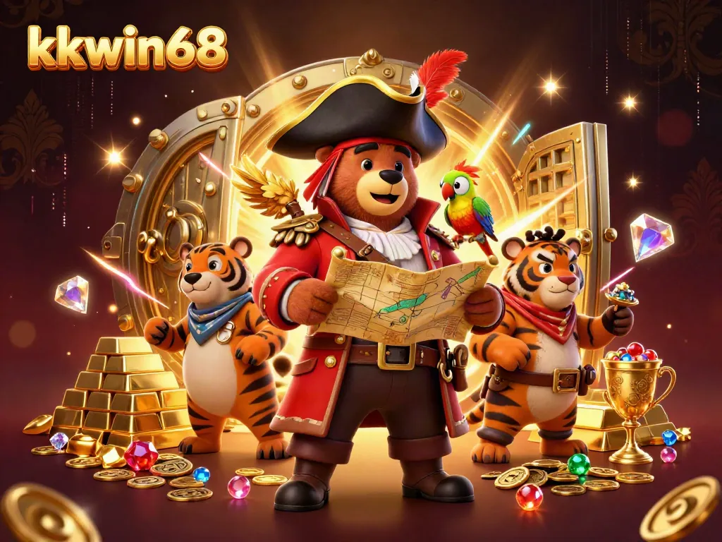 Engage with kkwin68's thrilling casino experience through vivid characters and lavish treasures.
