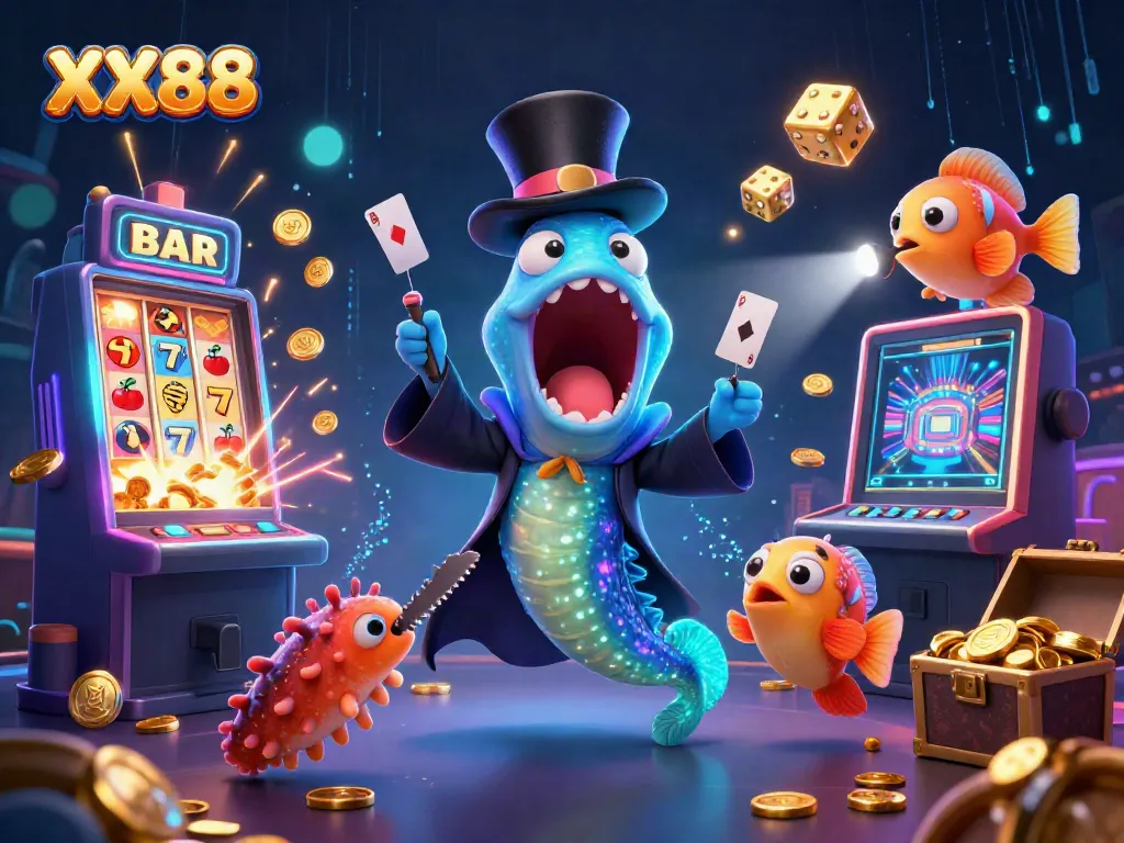 Experience thrilling moments with captivating gameplay at XX88, featuring a magical underwater casino scene.