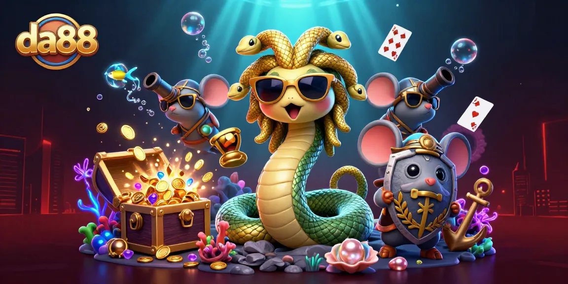 Experience the undersea casino adventure with da88, featuring Medusa and sparkling treasures.
