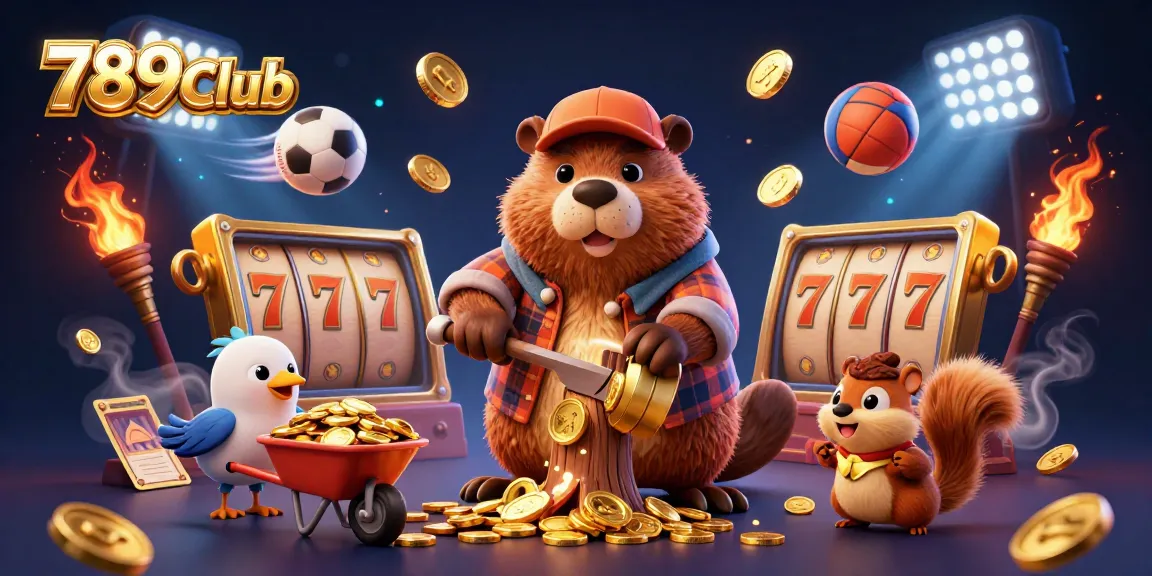 Experience the thrill of jackpot wins at 789Club with our vibrant 3D casino scene.