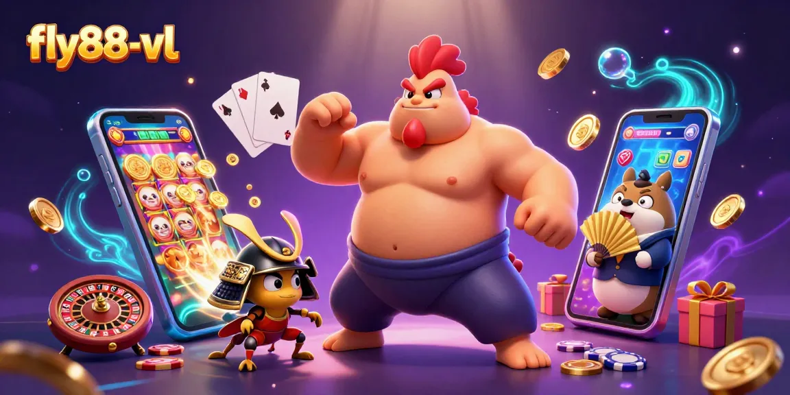 Experience captivating gaming excitement at fly88-vl with dynamic slot games and colorful characters.