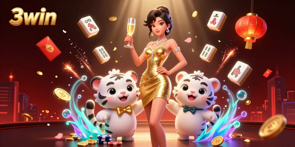 Join the exciting world of 3win with glamorous visuals of casino fun.