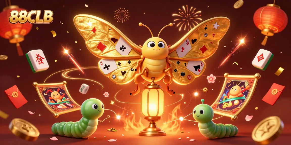 Experience thrilling gameplay at 88CLB with vibrant casino scenes in a dynamic illustration.