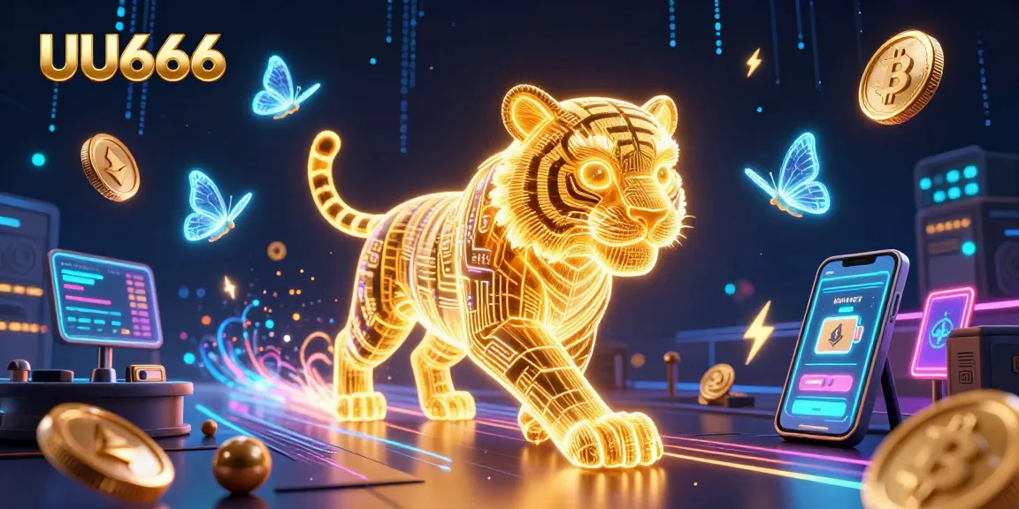 Play exciting casino games at UU666 with vibrant 3D elements showcasing the immersive experience.