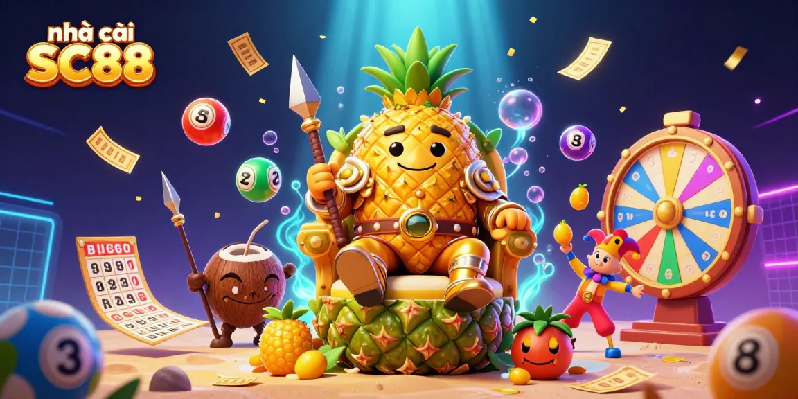 Experience the excitement at nhà cái SC88 with dynamic game elements and a vibrant beach casino theme.