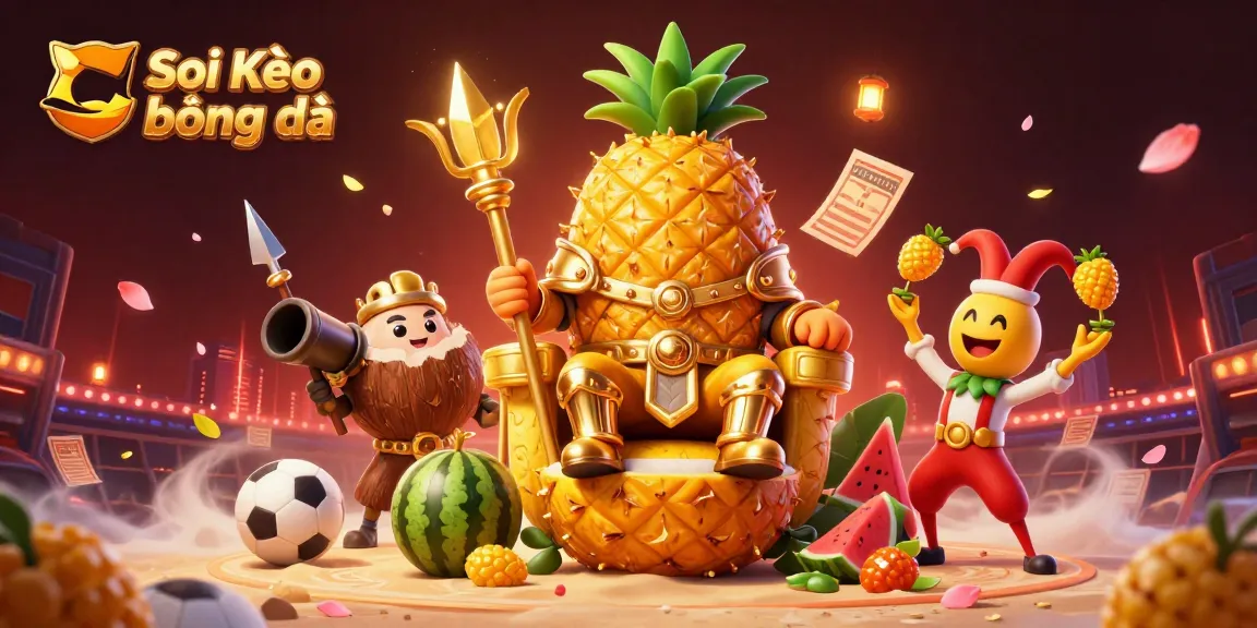Soi Kèo bóng đá scene showcasing a dynamic sports betting atmosphere with characters and betting elements.