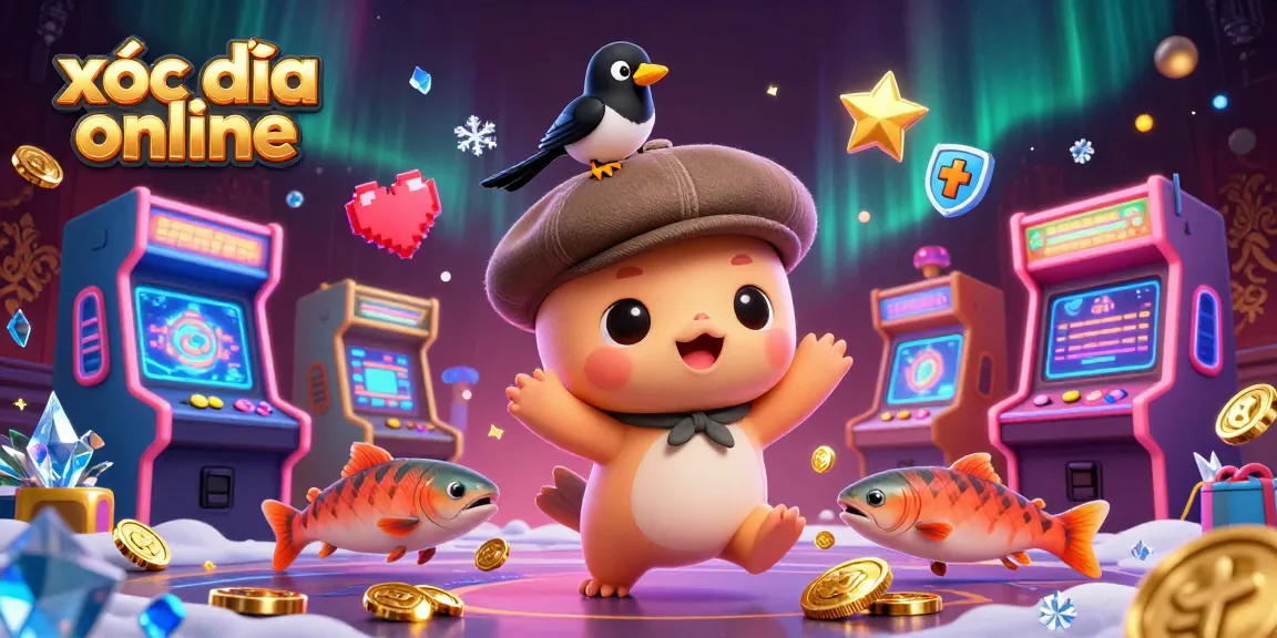 Capture thrilling moments with xóc đĩa online gameplay showcased by vibrant characters and themes.