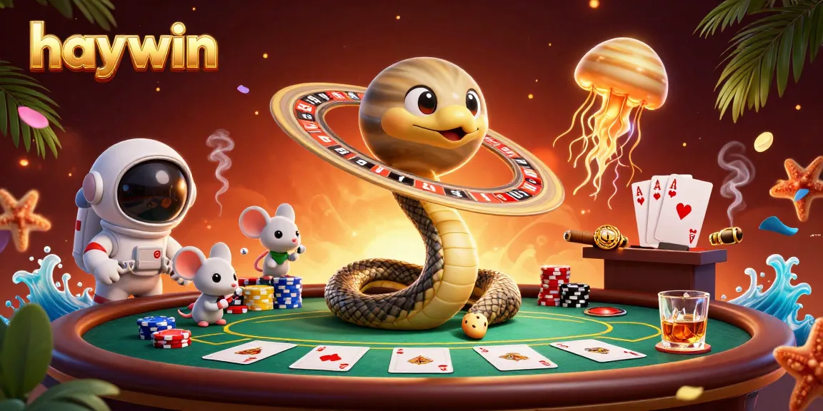 Experience thrilling gameplay at haywin with our vibrant casino scene featuring animated characters.
