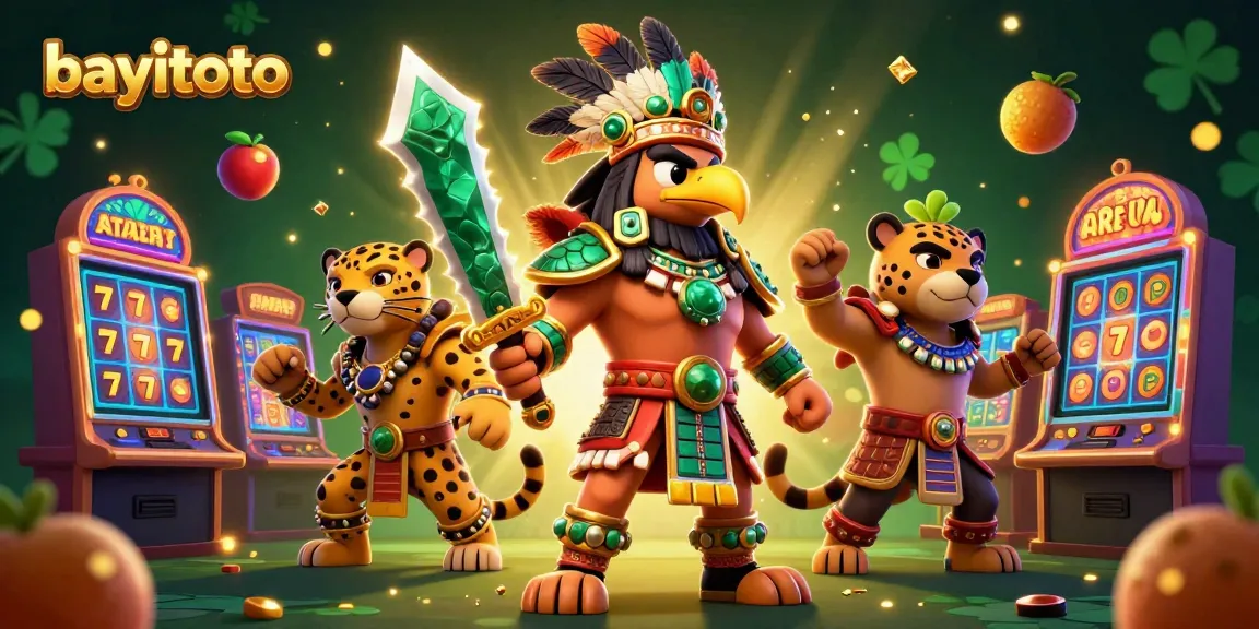 Experience exciting gameplay at bayitoto with action-packed slot machines and vibrant casino elements.