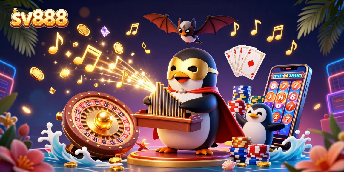 Engage with sv888 by spinning the roulette wheel and winning big at this vibrant casino scene.