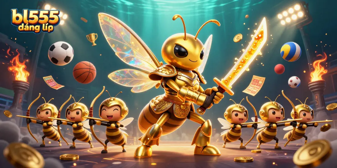Engage in thrilling betting with bl555 đăng nhập, showcasing dynamic 3D casino action and vibrant elements.