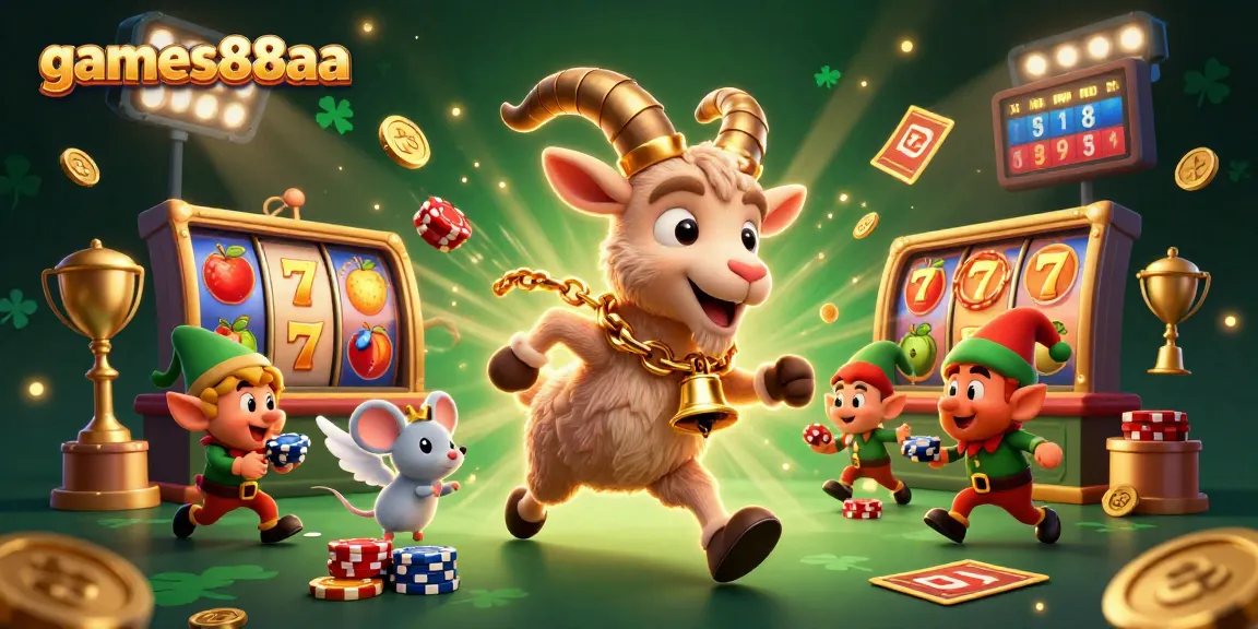 games88aa engages players in thrilling slot action with a vibrant casino scene featuring dynamic characters.