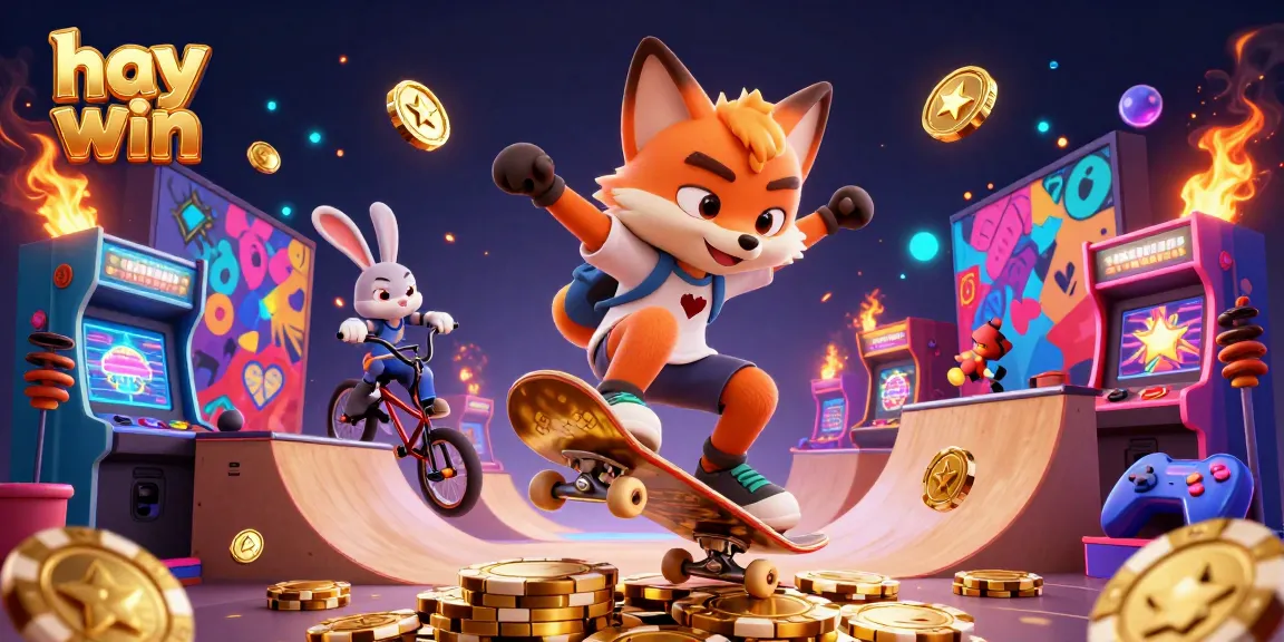 Experience thrilling gaming adventures at hay win with vibrant casino elements and fun characters.