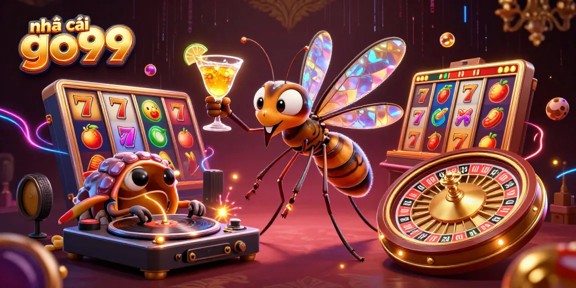 Experience vibrant gaming with nhà cái go99’s dynamic casino mascot and exciting slot elements.