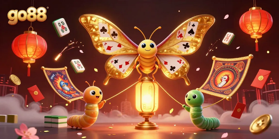 Experience exciting casino adventures in go88 with vibrant, colorful 3D illustrations.