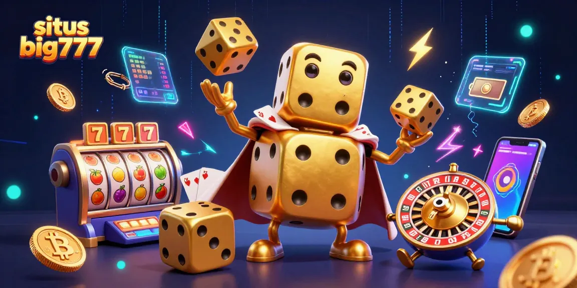 Experience thrilling wins at situs big777 with engaging online slot games and vibrant casino elements.