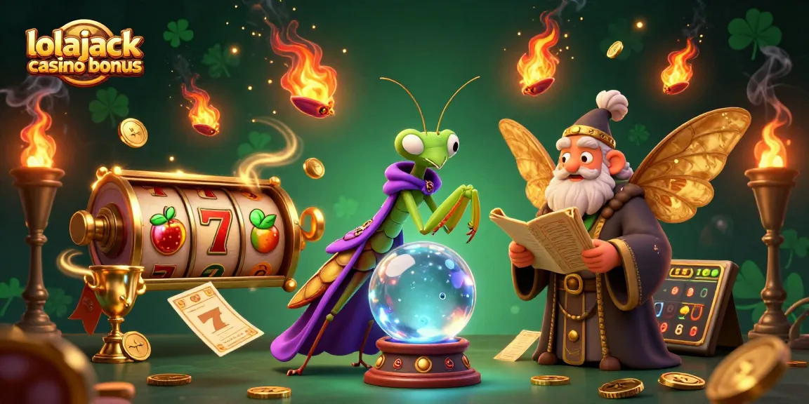 Experience the excitement of lolajack casino bonus with top games and vibrant illustrations.