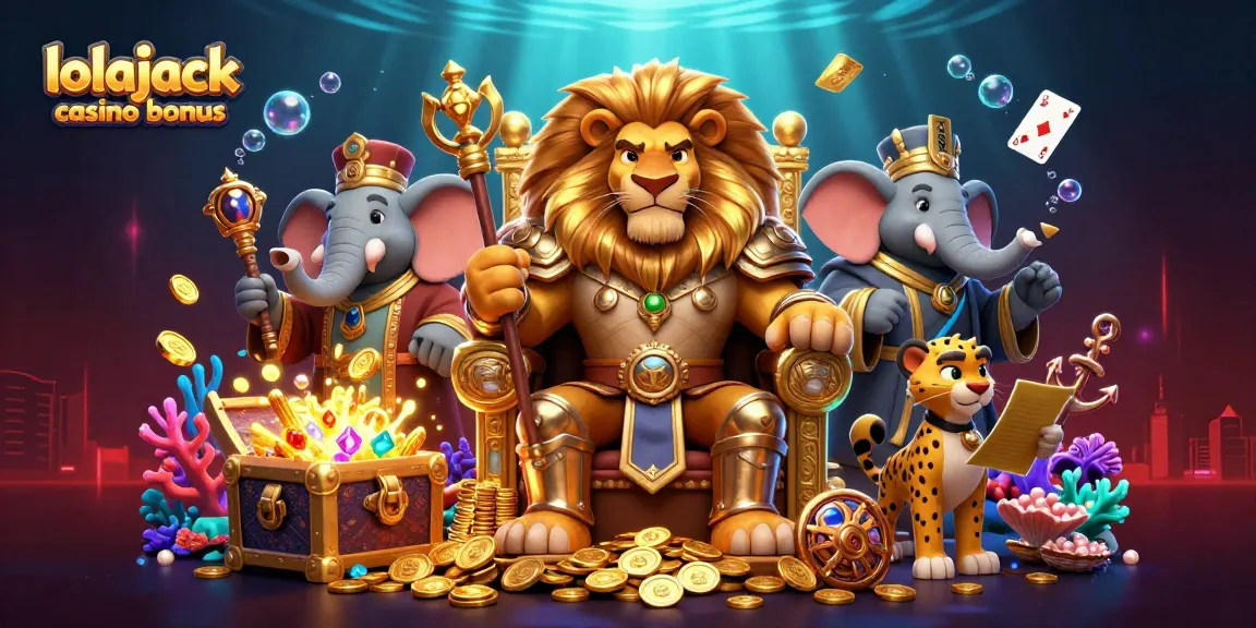 Actively engaging with the lolajack casino bonus, players are immersed in a vibrant 3D casino realm.
