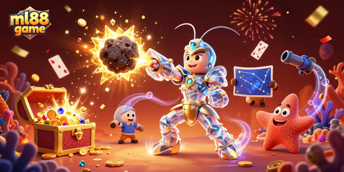 Experience excitement with ML88 game as the galactic samurai conquers and explodes treasures!