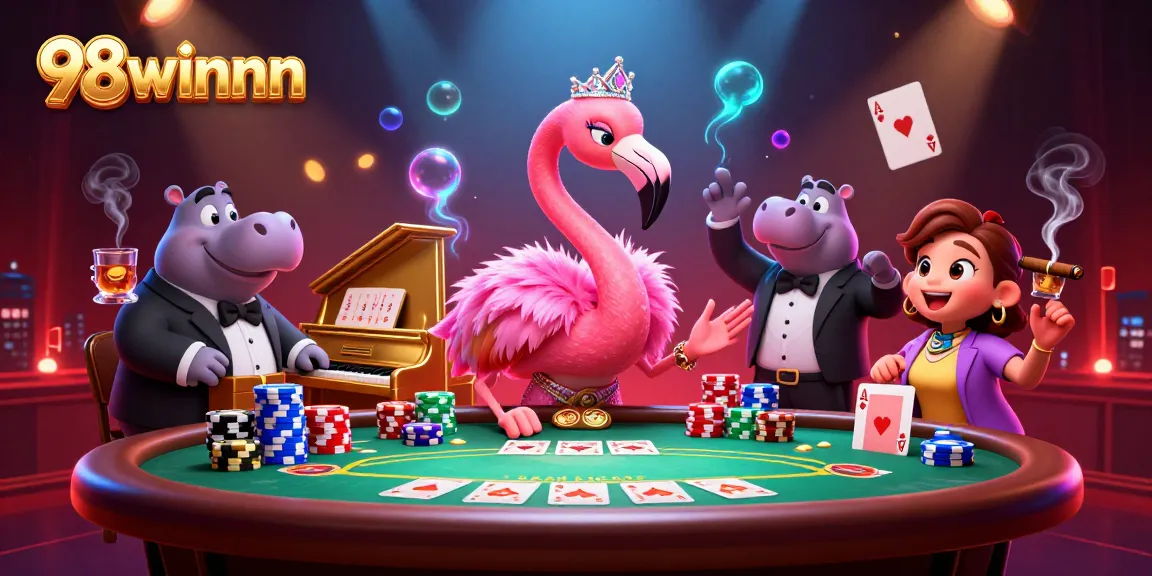 Experience thrilling gameplay with 98winnn at a vibrant casino scene full of action and excitement.