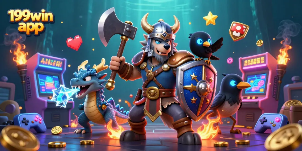 Engage with the 199win app in this thrilling casino adventure featuring colorful gaming elements.