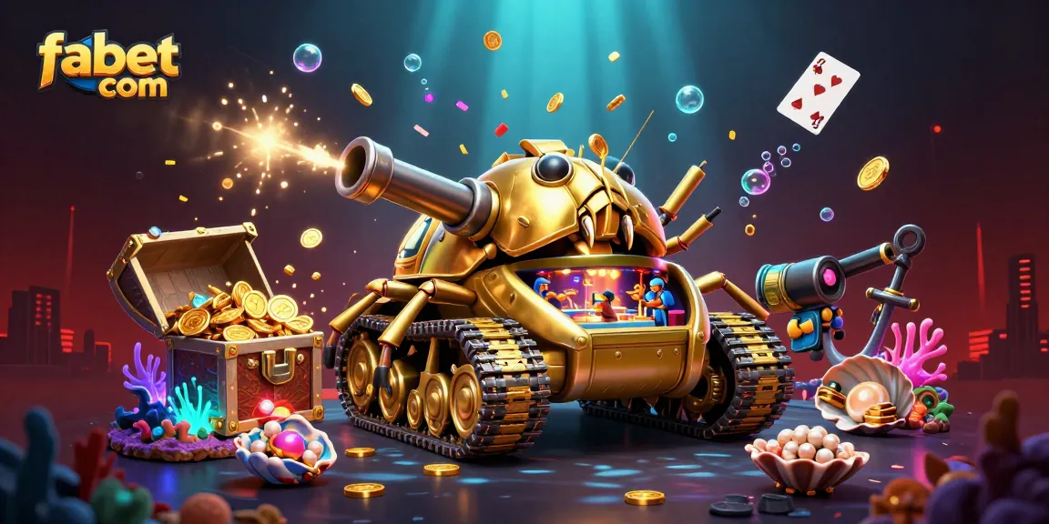 Enjoy the thrilling atmosphere of fabet com with a vibrant casino-themed underwater scene.