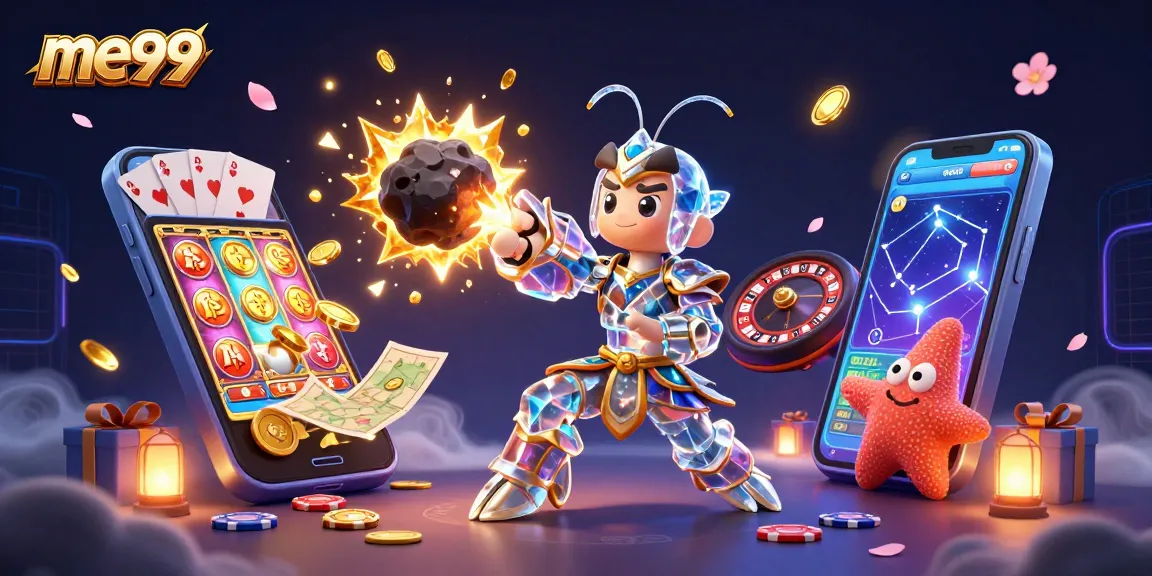 Experience vibrant wins with me99, featuring dynamic gaming elements and action-packed characters.