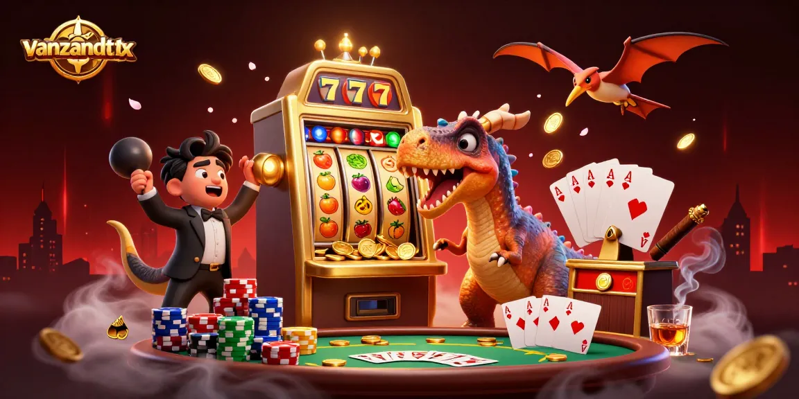 Experience thrilling casino action as vanzandttx rewards players with jackpot coins in an exciting 3D showdown.